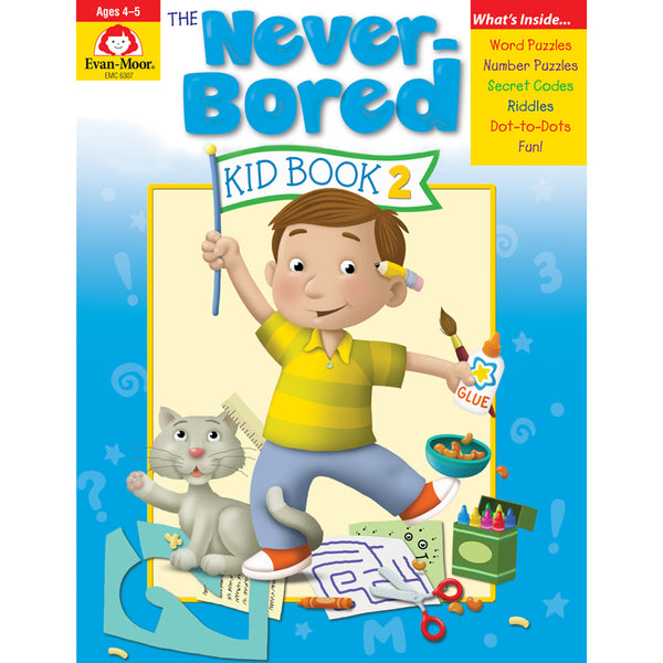 The Never-Bored Kid Book 2 - Activity Book, Grades PreK-K