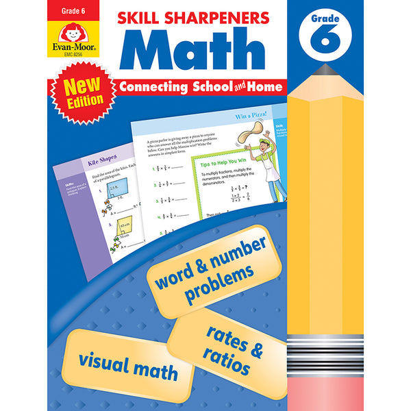 Skill Sharpeners: Math, Grade 6