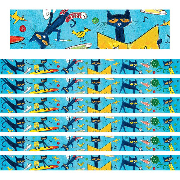 Pete the Cat Spotlight Border, 35 Feet Per Pack, 6 Packs