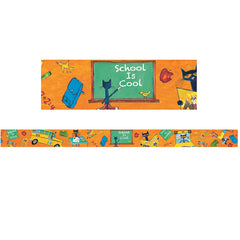 Pete the Cat School is Cool Straight Border Trim, 35 Feet