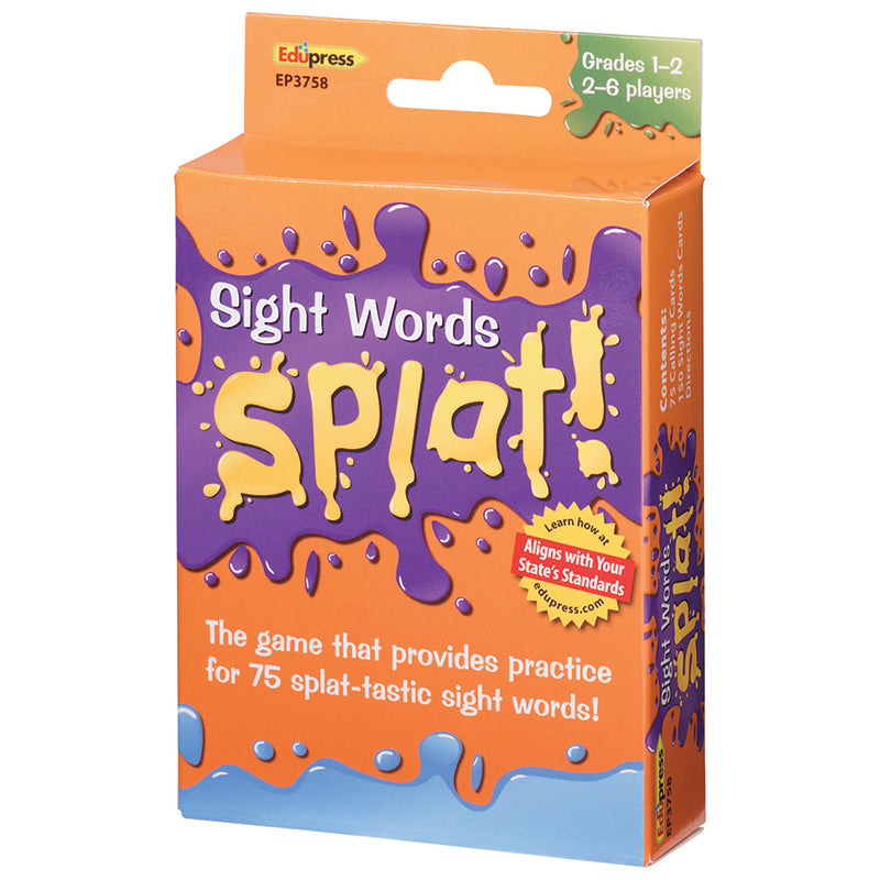 Sight Words Splat Game, Grades 1-2