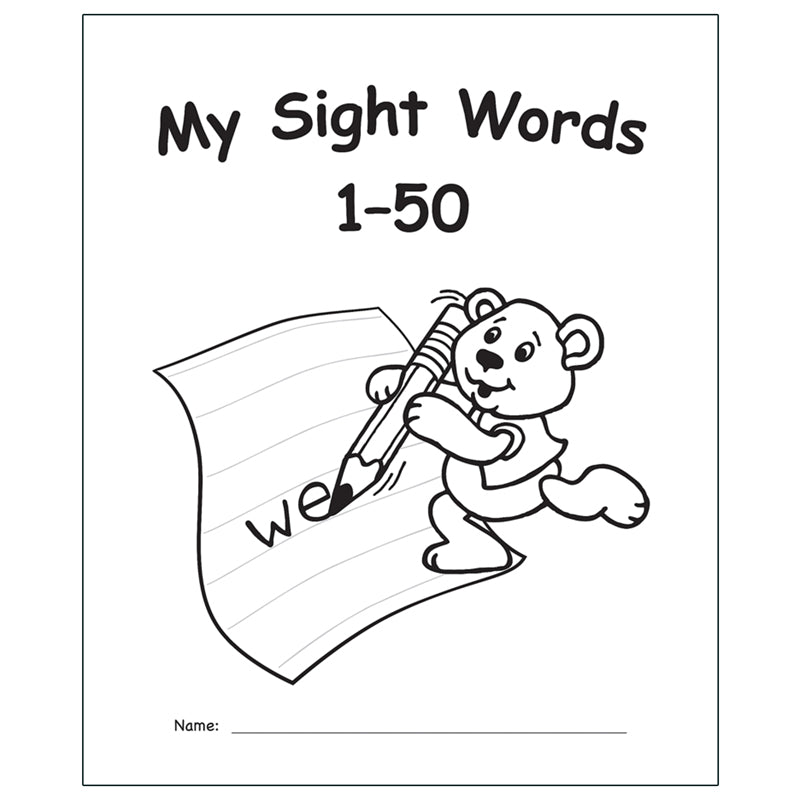 My Own Books™: Sight Words 1-50