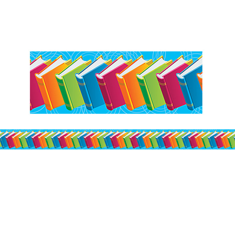 Books Straight Border Trim, 35 Feet