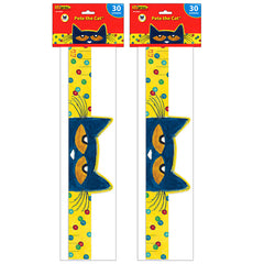 Pete the Cat Crowns, 30 Per Pack, 2 Packs