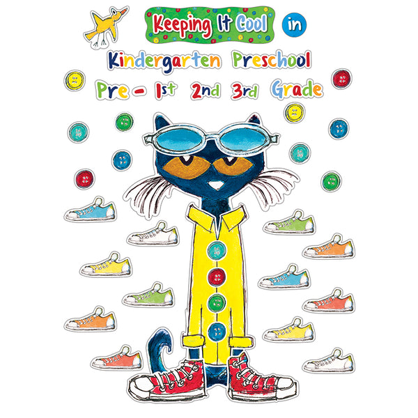 Pete the Cat® Keeping It Cool In...Bulletin Board Set