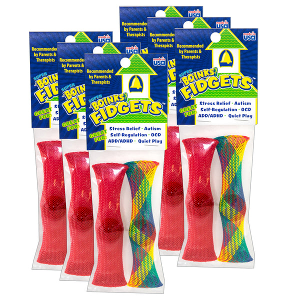 Super Boinks® Fidgets®, 2 Per Pack, 6 Packs