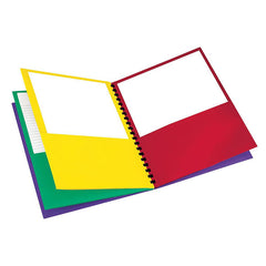 8-Pocket Paper Folder, Letter Size, 200-Sheet Capacity, Multicolor