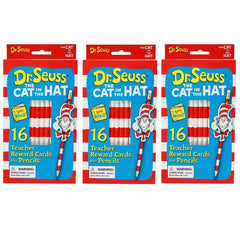 The Cat in the Hat™ Pencil Rewards with Toppers, 16 Per Pack, 3 Packs