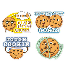 Jumbo Scented Stickers, Chocolate Chip Cookie, Pack of 12