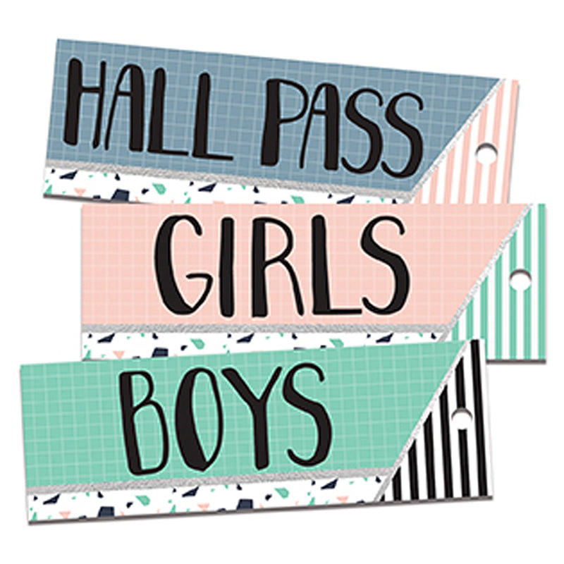 Simply Sassy Hall Passes, Set of 3