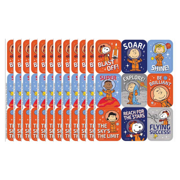 Peanuts® NASA Giant Stickers, 36 Per Pack, 12 Packs