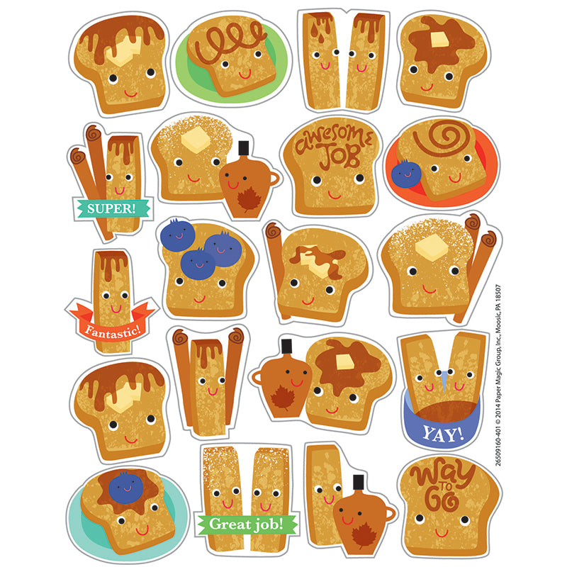 Cinnamon Scented Stickers, Pack of 80