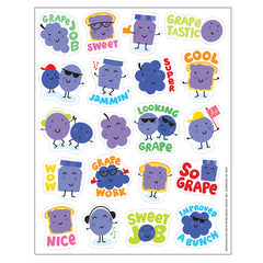 Grape Scented Stickers, Pack of 80