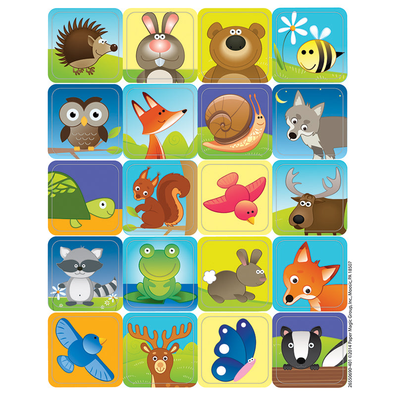 Woodland Creatures Theme Stickers, Pack of 120