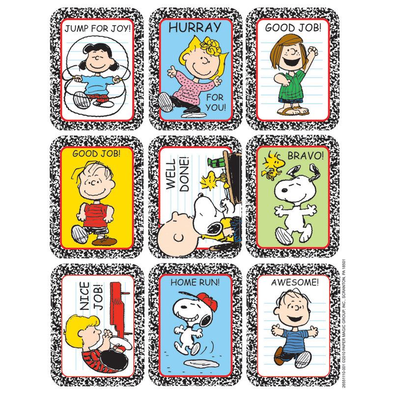 Peanuts® Motivational Sticker, Pack of 36