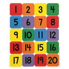 Numbers (1-20) Theme Stickers, Pack of 120