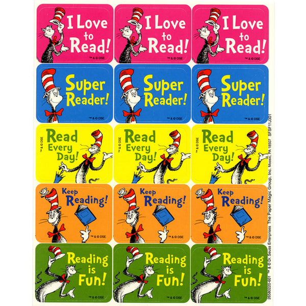 Cat in the Hat™ Reading Success Stickers, Pack of 120