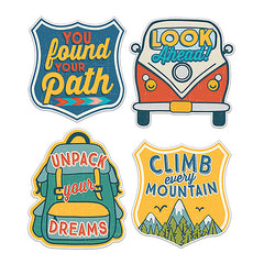 Adventurer Badges Stickers, Pack of 40