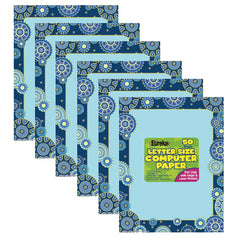 Blue Harmony Computer Paper, 50 Sheets Per Pack, 6 Packs