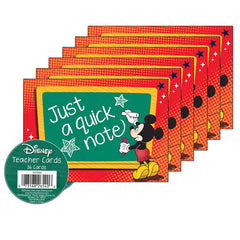 Mickey® Teacher Cards, 36 Per Pack, 6 Packs