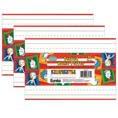 Dr. Seuss™ Standard Tented Name Plates, 36 Per Pack, 3 Packs