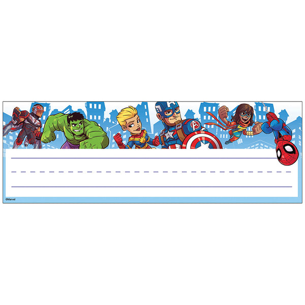 Marvel™ Super Hero Self-Adhesive Name Plates, Pack of 36