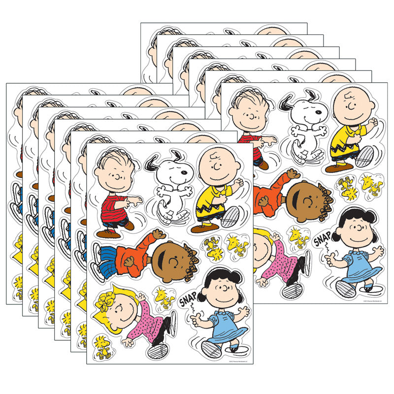 Peanuts® Classic Characters Window Clings, 12 Sheets