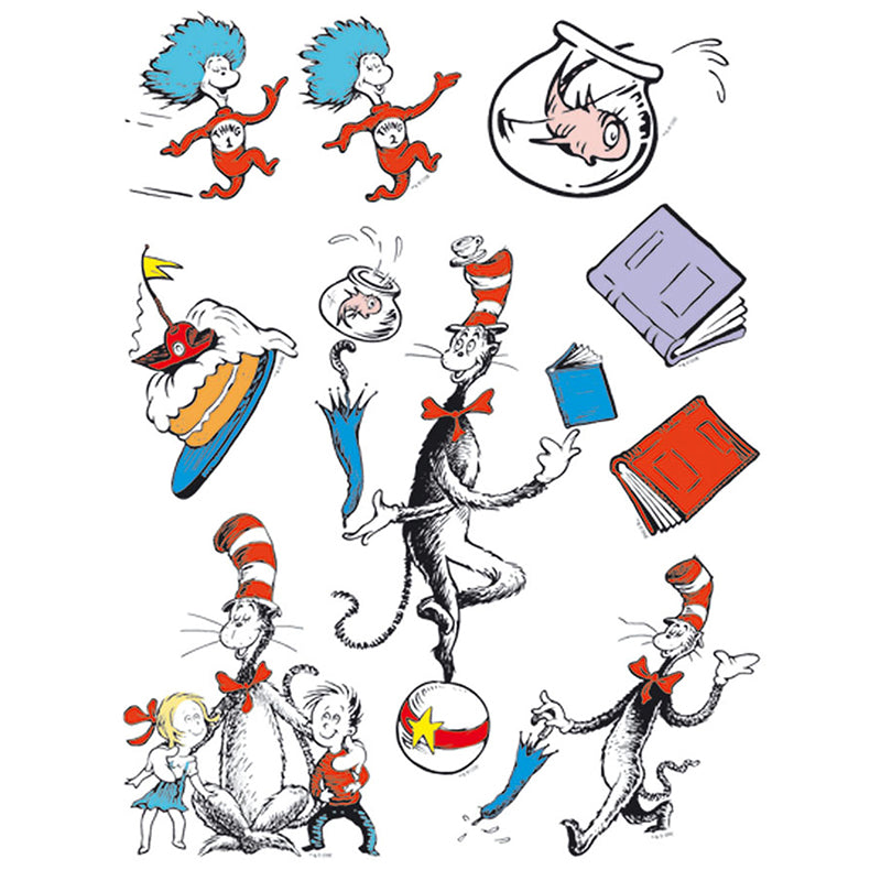 Cat in the Hat™ Characters Window Clings, 1 Sheet