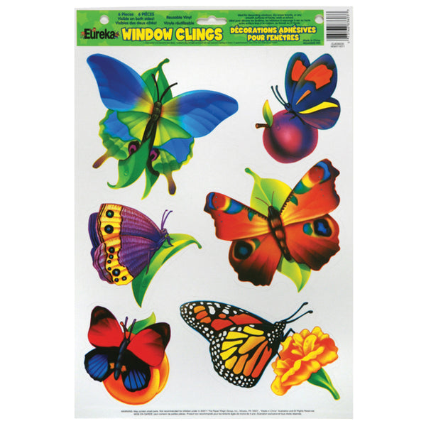 Butterflies Window Clings, 1 Sheet