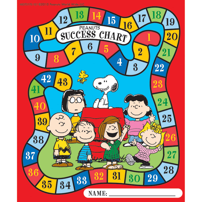 Peanuts® Game Mini Reward Charts with Stickers, 36 Charts