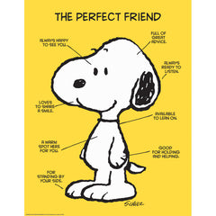 Peanuts® The Perfect Friend Poster, 17" x 22"