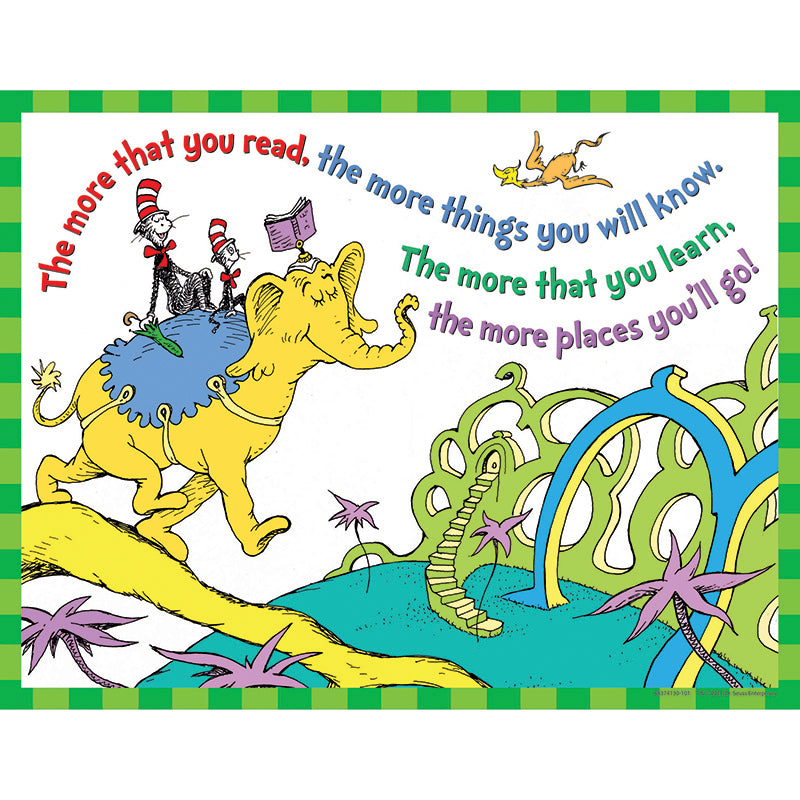 Dr. Seuss™ The More you Read Poster