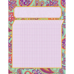 Positively Paisley Incentive Chart, 17" x 22"