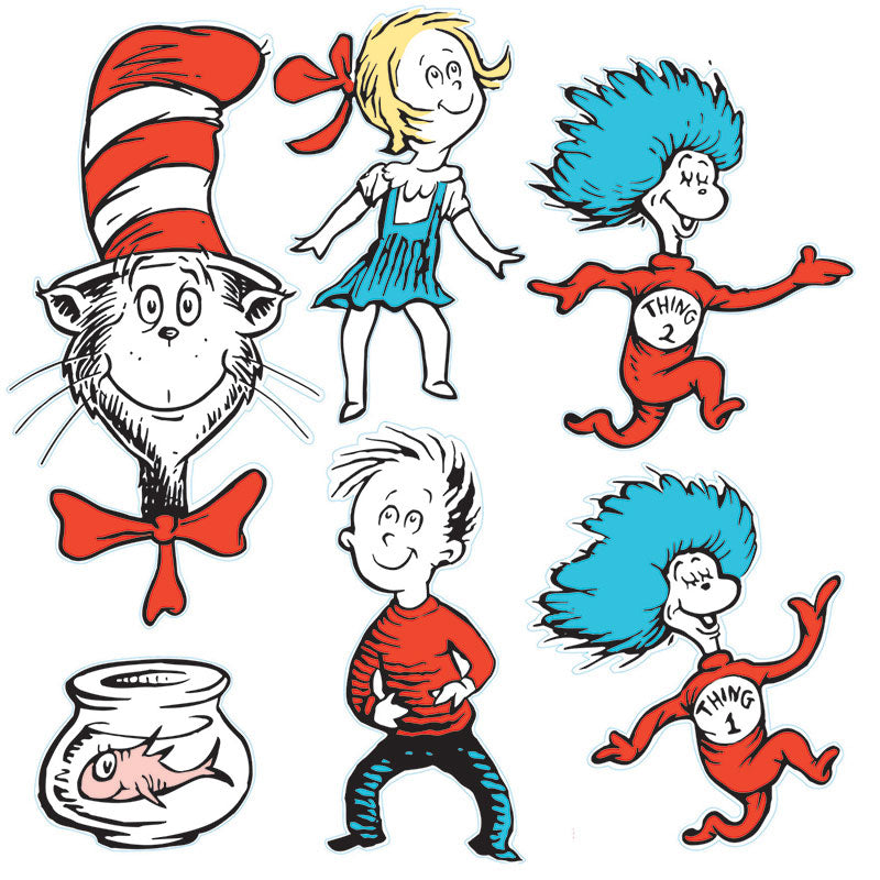 Cat in The Hat™Large Characters 2-Sided Deco Kit