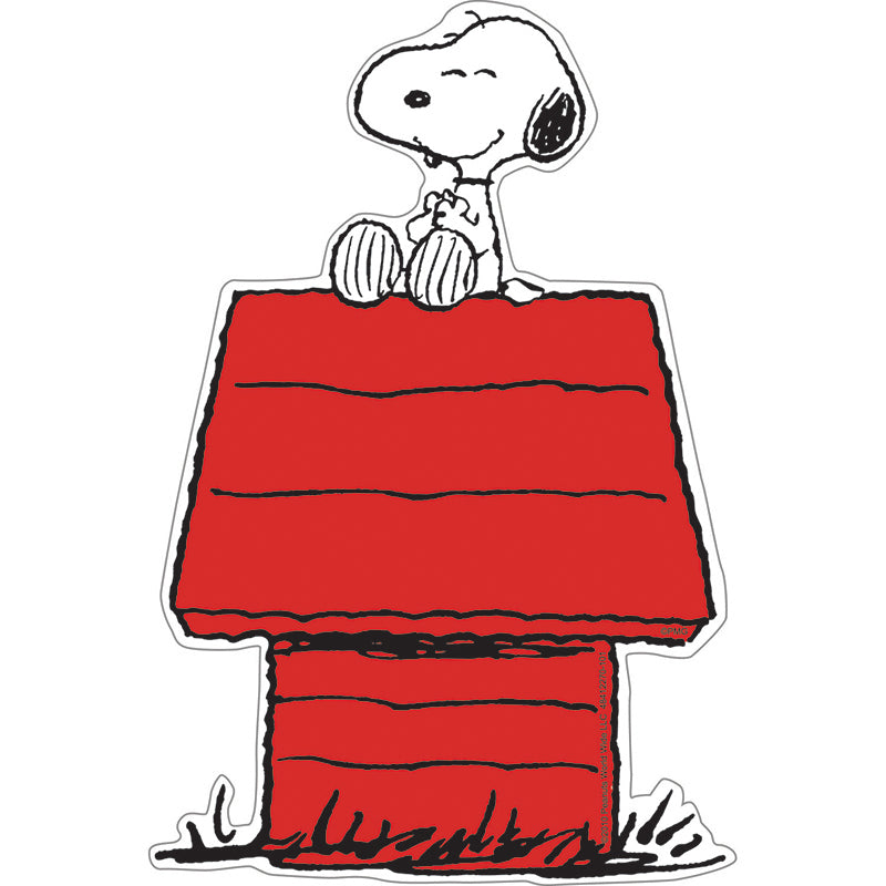 Snoopy® on Dog House Paper Cut Outs, Pack of 36