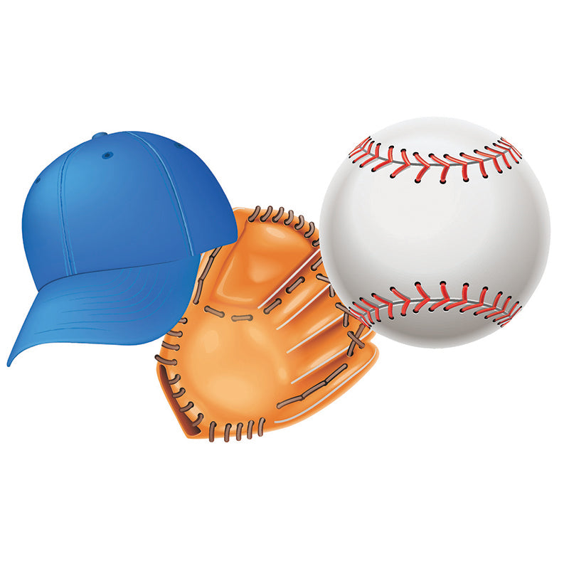 Baseball Assorted Cut Outs, Pack of 36