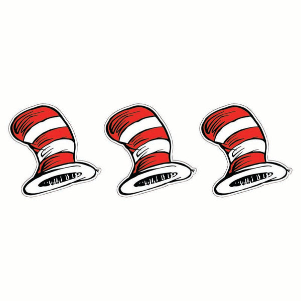 The Cat in the Hat™ Hats Paper Cut Outs, 36 Per Pack, 3 Packs