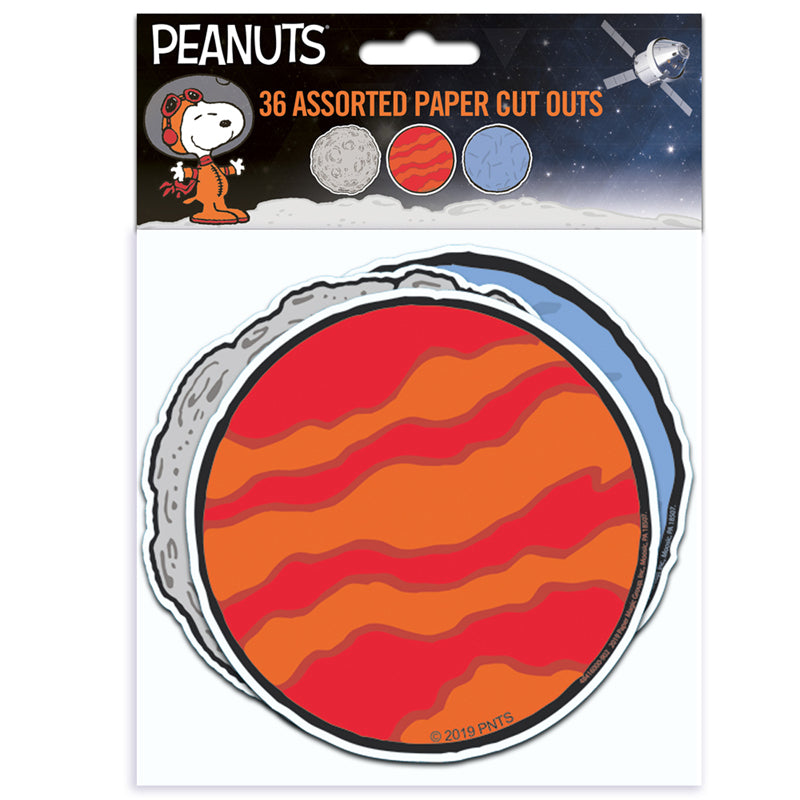 Peanuts® NASA Planets Paper Cut Outs, Pack of 36