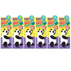 Panda Have a Ball Reading Bookmarks, 36 Per Pack, 6 Packs