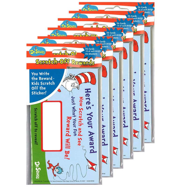 Dr. Seuss™ Scratch Off Rewards, 24 Per Pack, 6 Packs