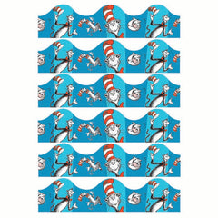 Cat in the Hat™ Blue Deco Trim®, 37 Feet Per Pack, 6 Packs