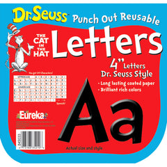 Dr. Seuss™ Black Deco 4" Letters, 217 Characters