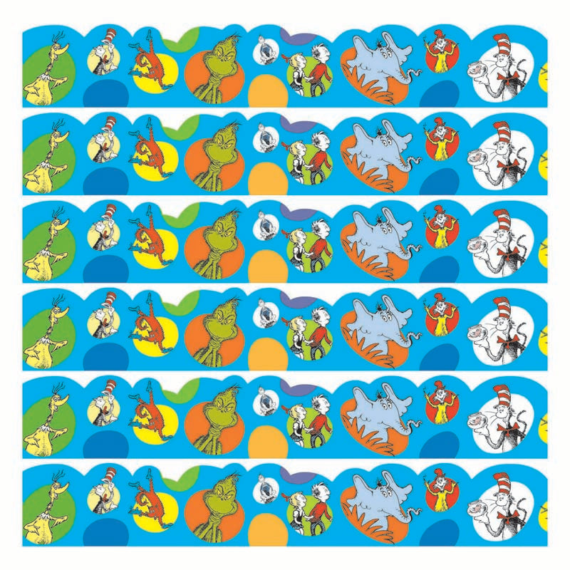 Dr. Seuss™ Bubbles Deco Trim®, 37 Feet Per Pack, 6 Packs