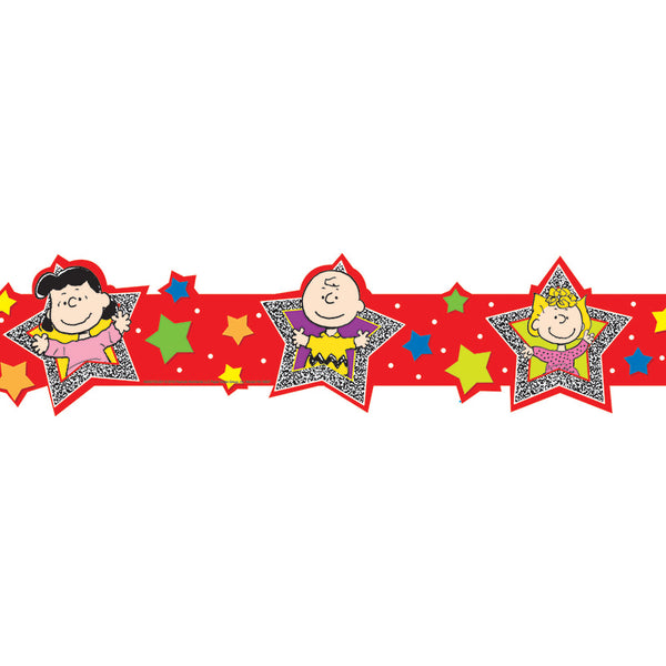 Peanuts® Super Star Extra Wide Die Cut Deco Trim®, 37 Feet