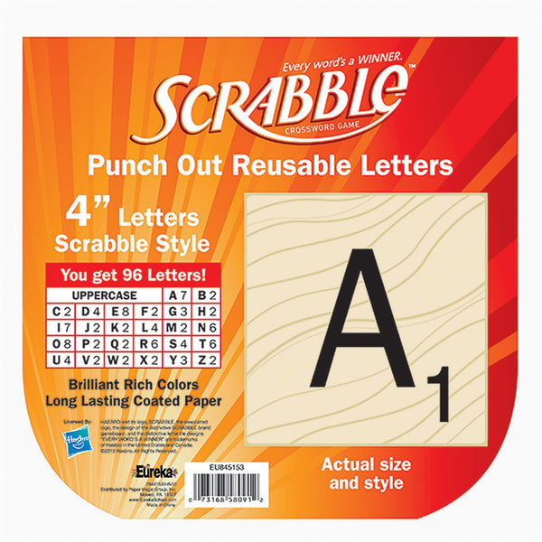 Scrabble™ Deco 4" Letters, 96 Letters