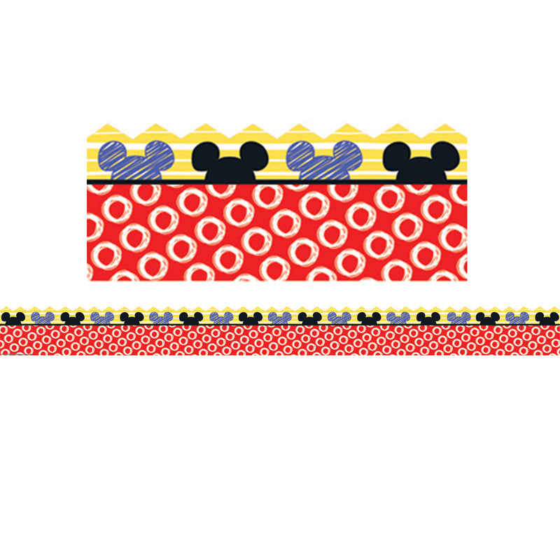 Mickey® Color Pop! Peeking Head Extra Wide Deco Trim®, 37 Feet