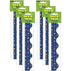 Confetti Splash Pointed Arrows Deco Trim®, 37 Feet Per Pack, 6 Packs