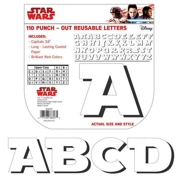 Star Wars™ Super Troopers Deco Letters, 110 Characters