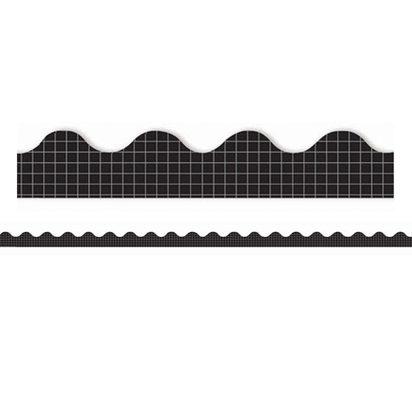 Simply Sassy Black Grid Deco Trim®, 37 Feet