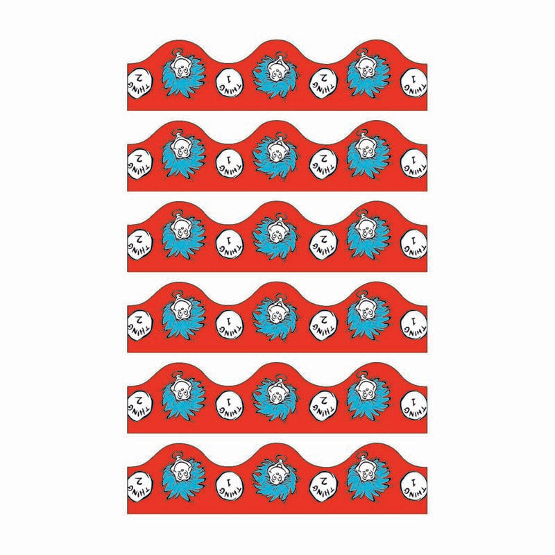 Dr. Seuss™ Thing 1 & 2 Deco Trim®, 37 Feet Per Pack, 6 Packs